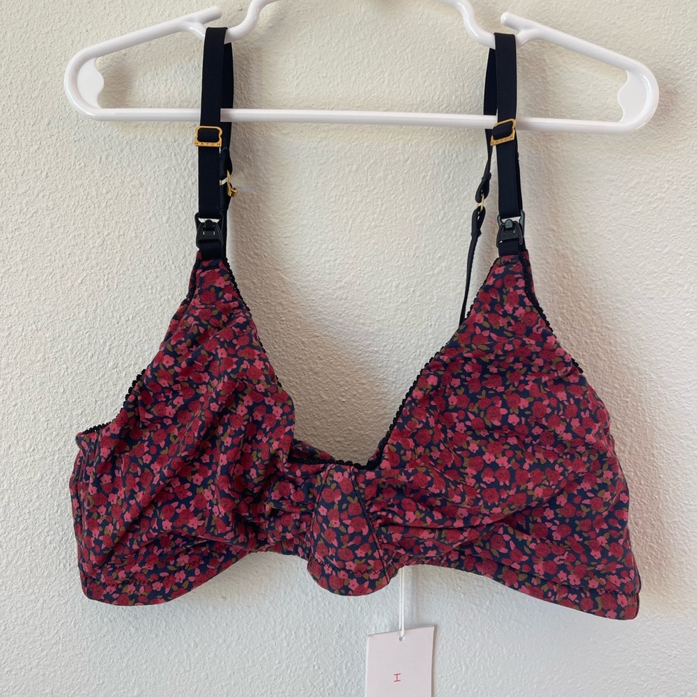 HATCH The Everyday Nursing Bra NWT - Navy Petite Rose